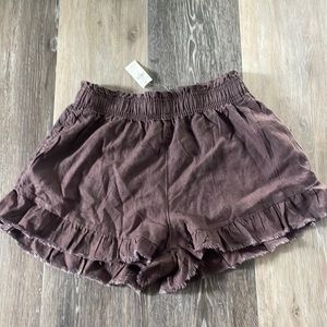 Aerie Fray Ruffle Shorts (NWT)